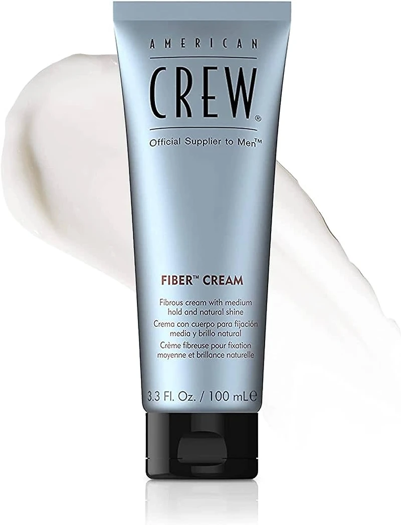 AMERICAN CREW - COIFFANT | FIBER CREAM Medium Hold and Natural Shine / Fixation Moyenne et Brillance Naturelle (100ml/3.3oz)