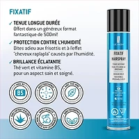 LUC VINCENT - COIFFANTS | FIXATIF HAIRSPRAY Medium Hold / Tenue Moyenne 500ml (339g)
