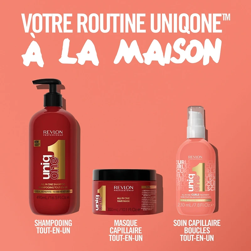 REVLON - UNIQ ONE | ALL IN ONE | ORIGINALE Shampoo / Shampooing Tout-en-Un 10 Bienfaits 490ml (16.5 oz)