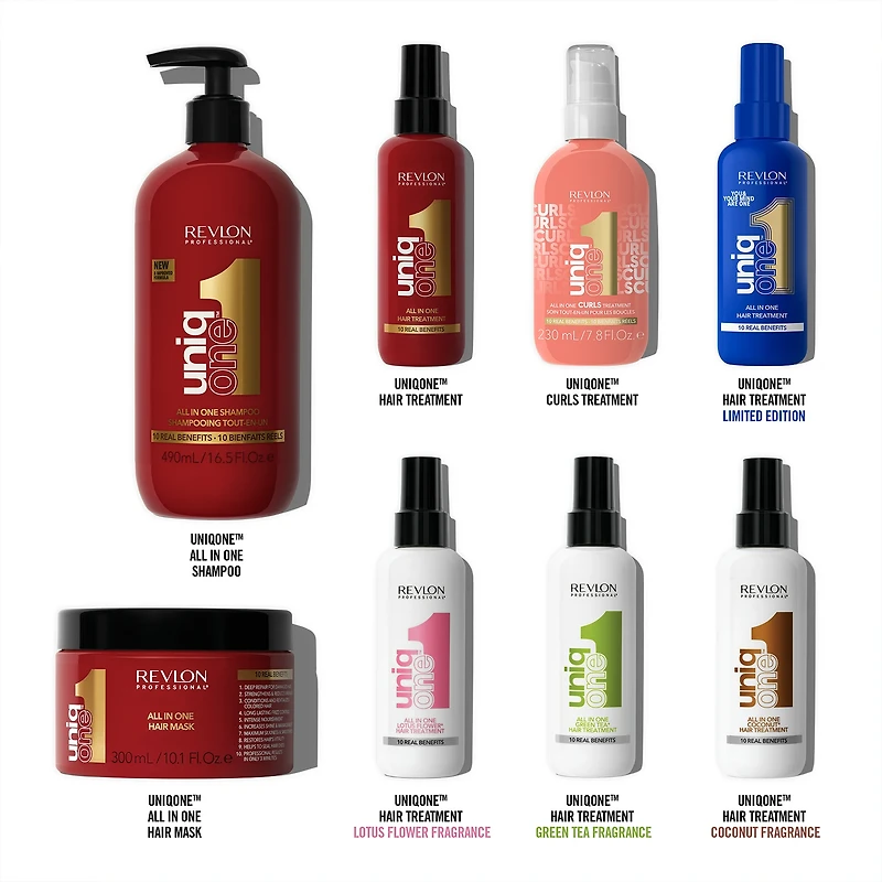 REVLON - UNIQ ONE | ALL IN ONE | ORIGINALE Shampoo / Shampooing Tout-en-Un 10 Bienfaits 490ml (16.5 oz)