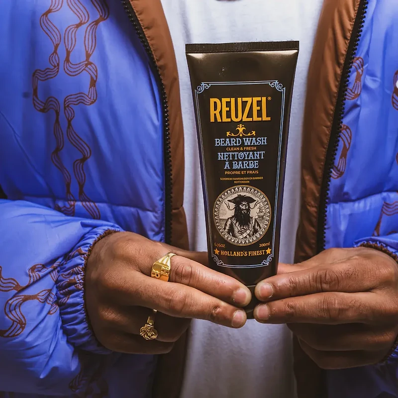 REUZEL - HOLLAND'S FINEST Nettoyant à Barbe Propre et Frais 200ml (6.76 oz)