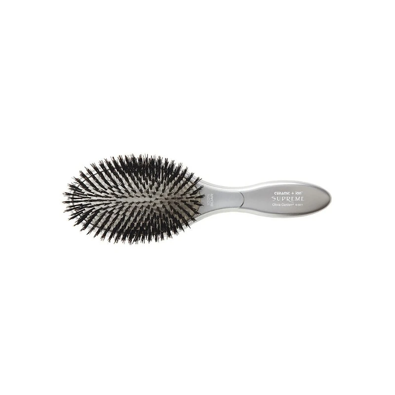 OLIVIA GARDEN - CERAMIC + ION | SUPREME & STYLER Brosse Ovale Poils Ioniques et Sanglier - CISP-BR