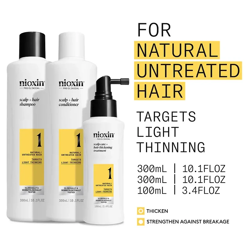 NIOXIN - SYSTÈME | 1 Cheveux Naturels