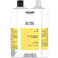 NIOXIN - SYSTÈME | 1 Cheveux Naturels Légèrement Clairsemés | DUO