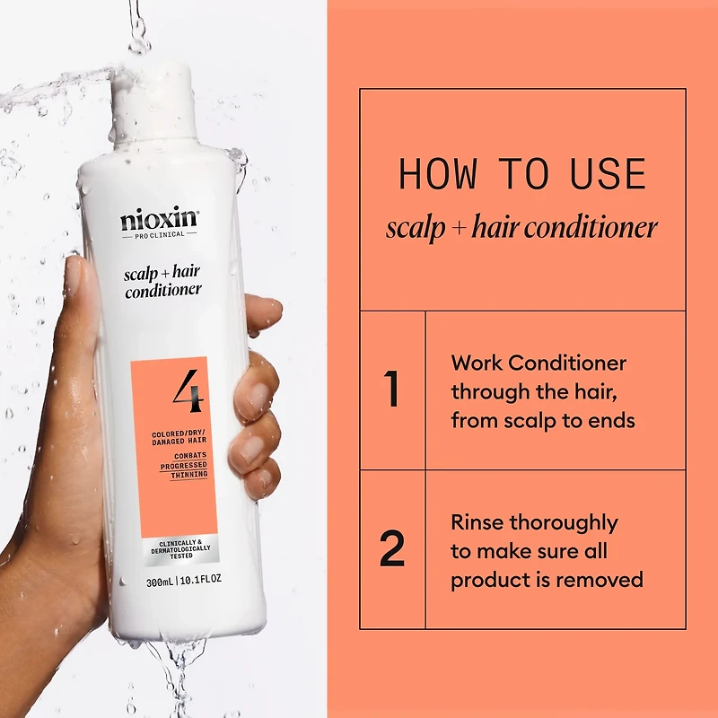 NIOXIN - SYSTÈME | 4 Cheveux Colorés - Chute Avancée | Revitalisant