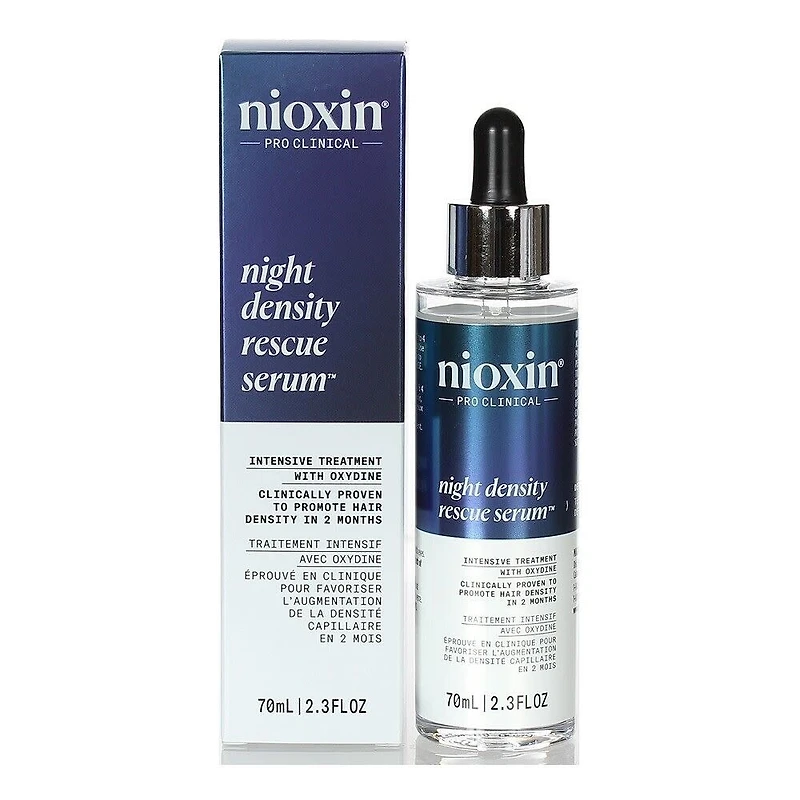 NIOXIN - Night Density Rescue Serum Traitement Intensif avec Oxydine 70ml (2.3 oz)