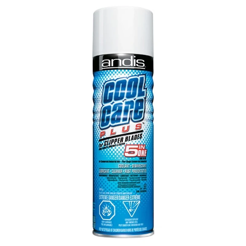 Andis Professional Cool Care Plus | 5-in-1 Blade Care Spray - Cleans, Lubricates and Cools