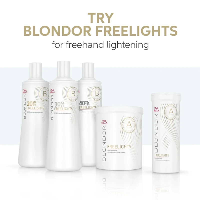 WELLA - BLONDOR | FREELIGHTS Poudre Éclaircissante Blanche