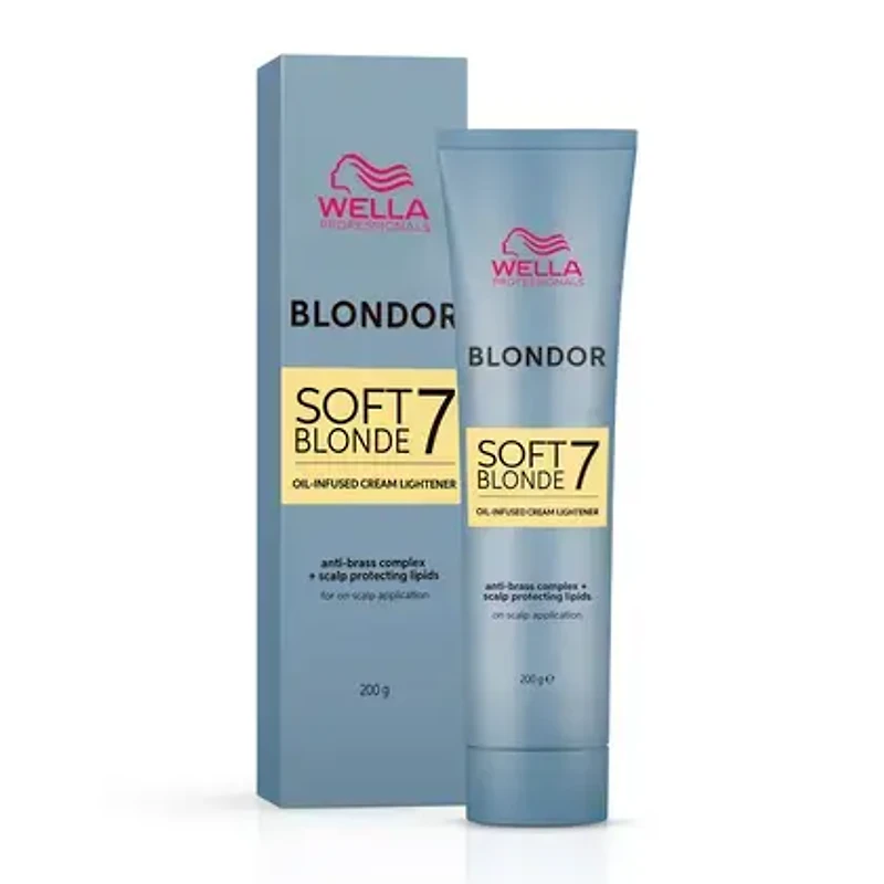 WELLA - BLONDOR | SOFT BLONDE 7 Douceur Blonde Éclaircissant en Crème à Base d'Huile 200g (7 oz)
