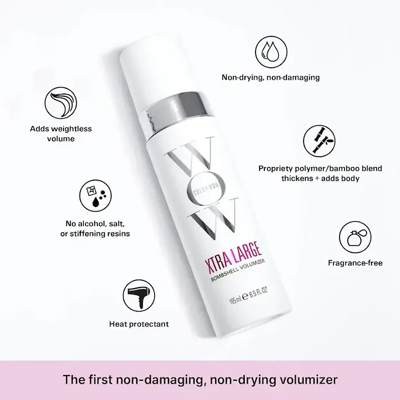 Xtra Large | Volumateur Bombshell (195 ml / 6.5 oz) – Mousse légère qui densifie, lifte et garde un toucher souple