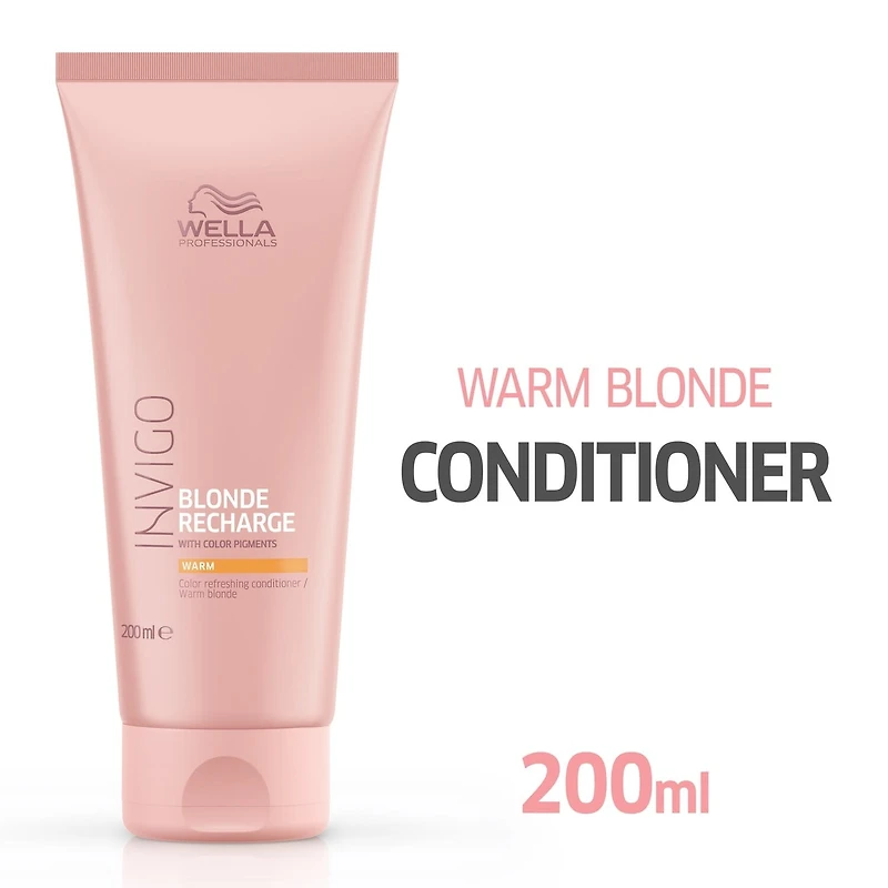WELLA - INVIGO | BLONDE RECHARGE Revitalisant Ravive-Couleur Blond Chaud 200ml (6.7 oz)