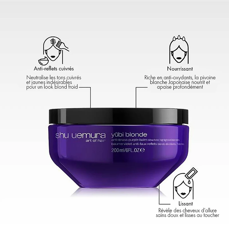 Yubi Blonde | Baume Violet Anti-Faux Reflets 200ml (6 fl. oz)