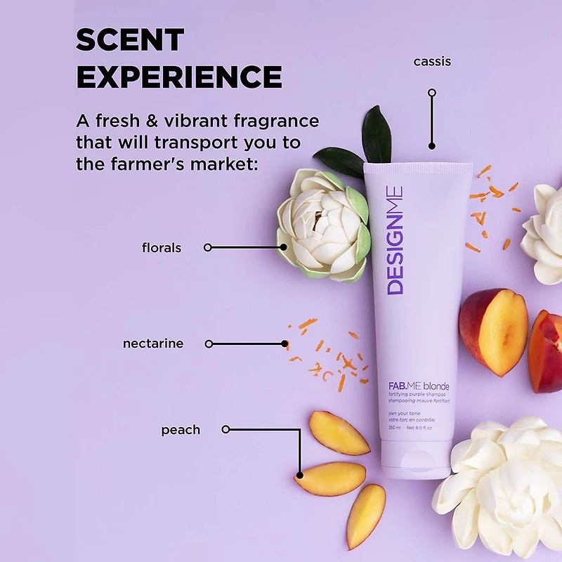 Fab.Me | Shampooing Mauve Fortifiant 250ml (8.5 fl. oz)