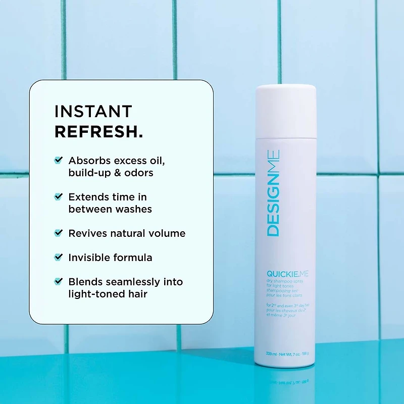 Quickie.Me | Dry Shampoo Spray For Light Tones 198g (7 oz)
