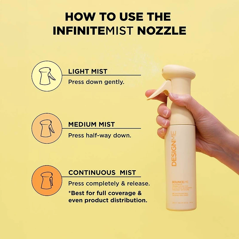 Bounce.Me | Brume Infinie Rehausseur de Boucles 250ml (8.5 oz)