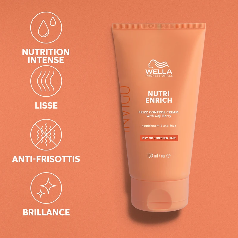WELLA - INVIGO | NUTRI-ENRICH Crème de Contrôle des Frisottis 150ml (5.07 oz)