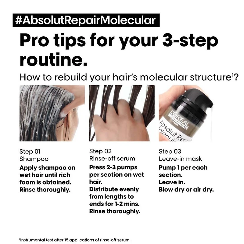 Serie Expert | Absolut Repair Molecular | Rinse-Off Serum 250 ml (8.4 fl. oz)
