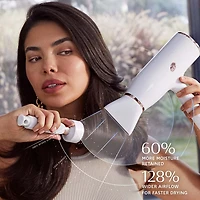 Aireluxe | Professional Brushes and Blow-dryer Set - White & Rose Gold