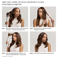 Aire 360 | Ceramic Air Styler Blowout Kit - White