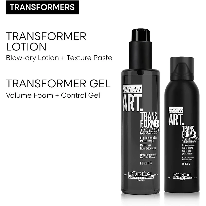 Tecni.Art | Transformer Texture | ***Gel-to-Foam (150ml/5.1oz)