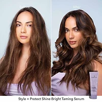 Style + Protect | ***Shine Bright . Taming Serum