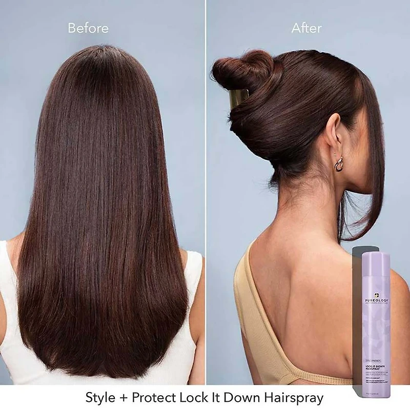 Style + Protect |  Lock It Down . Hairspray