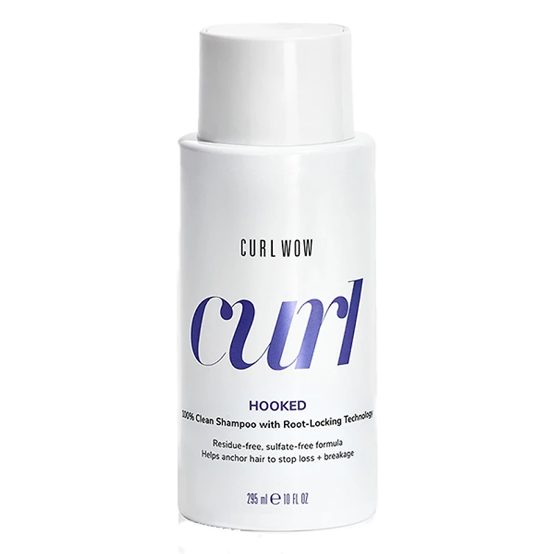 Curl | Hooked | Root Fixation Shampoo – Gentle cleanse that helps anchor curl definition at the roots
