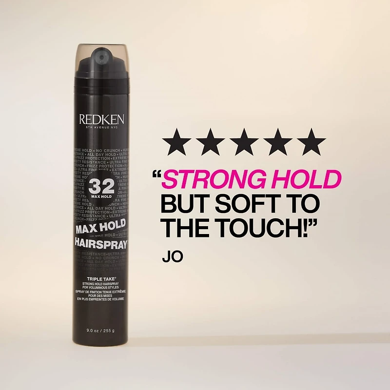Styling | Triple Take 32 | Max Hold Hairspray 256g