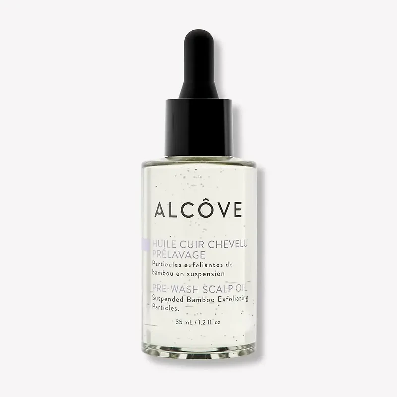 Alcove | Huile Cuir Chevelu Prélavage (35 ml / 1.2 oz) — Prends soin de ton cuir chevelu avec douceur.