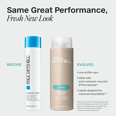PAUL MITCHELL - CLARIFYING | THREE . Shampooing Purifiant / Shampoo