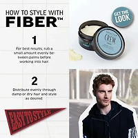 AMERICAN CREW - COIFFANT | FIBER Hight Hold With Low Shine / Tenue Forte et Brillance Faible
