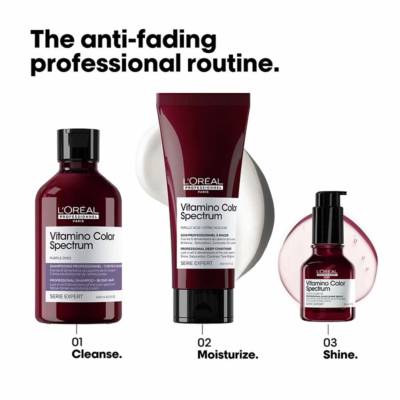 Serie Expert | Vitamino Color Spectrum | Shampooing pour Cheveux Blonds