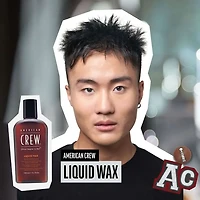 AMERICAN CREW - COIFFANT | LIQUID WAX Hair Control, Medium Hold and Shine / Cire Liquide, Contrôle, Tenue et Brillance Moyenne (150ml / 5.1 oz)