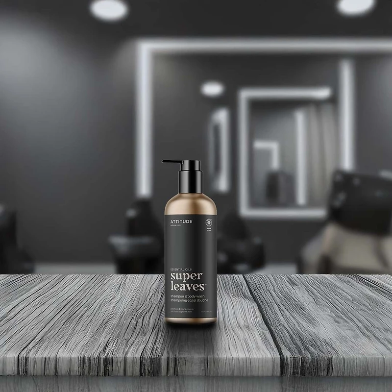 Super Leaves | Shampooing et Gel Douche | Patchouli et Poivre Noir