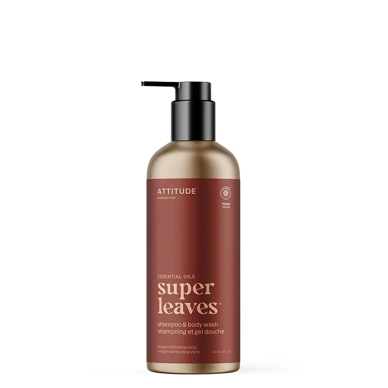 Super Leaves | Shampooing & Gel Douche | Bergamote & Ylang-Ylang