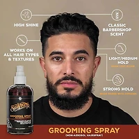 Grooming Spray (237 ml / 8 oz) – Lightweight Finishing Spray for Natural Hold