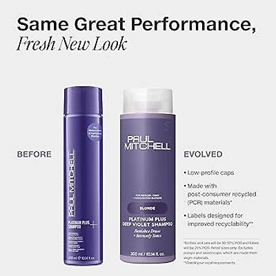 PAUL MITCHELL - BLONDE | PLATINUM PLUS . Shampooing Violet Foncé / Deep Shampoo