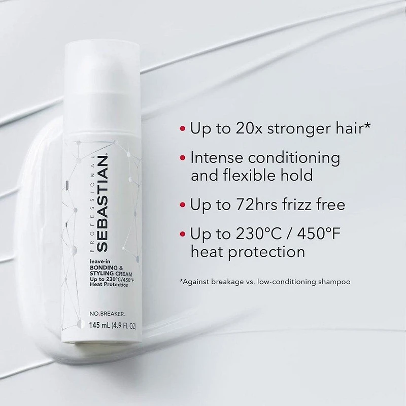 No.Breaker Leave-In Bonding & Styling Cream (145 ml / 4.9 oz) – Crème Coiffante et Liante Sans Rinçage