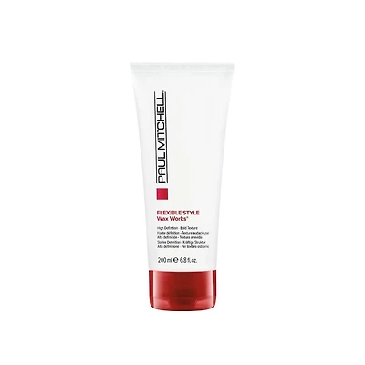 ***Flexible Style | Wax Works | Gel Haute Définition (200ml/6.8oz) - Gel haute définition qui crée une texture marquée, une définition nette et une brillance intense, même sur cheveux difficiles à contrôler