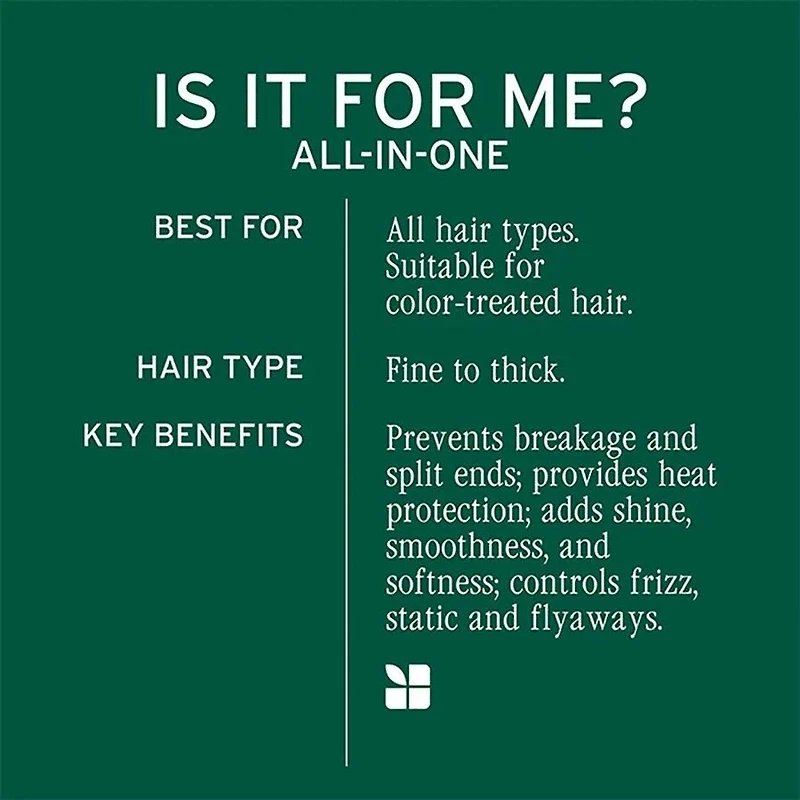 Biolage | All In One | Huile Multi-Bénéfices (100 ml / 3.4 oz) – Nutrition Intense Sans Résidu Gras