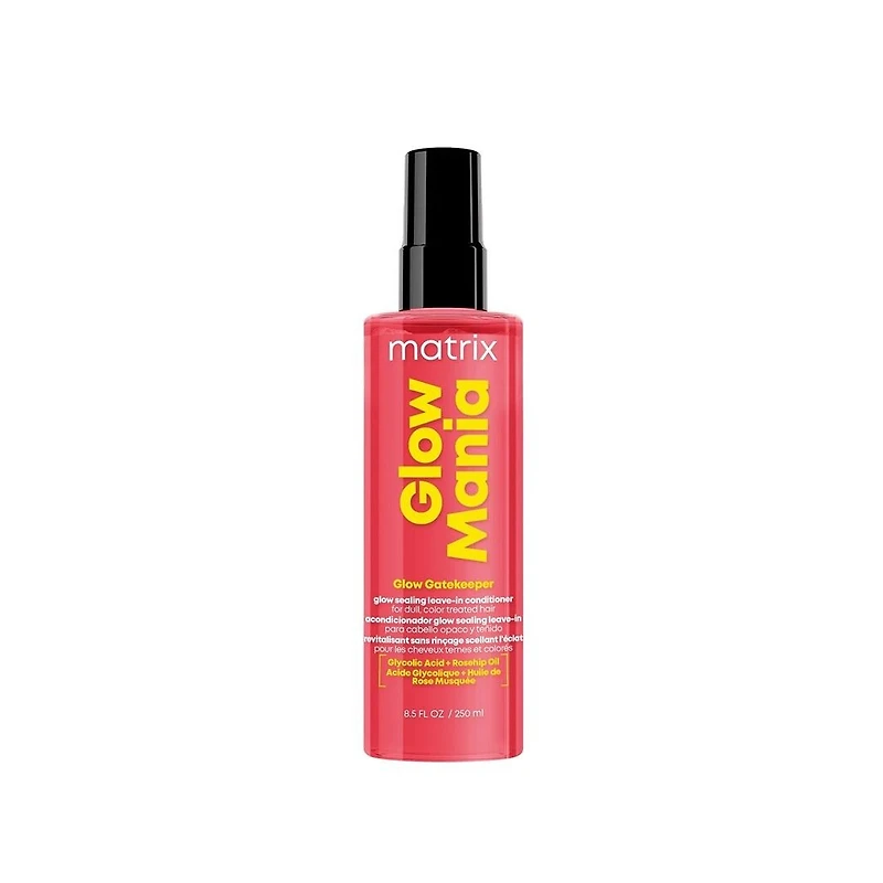 Total Results | Glow Mania | Glow Gatekeeper | Revitalisant Sans Rinçage Scellant L’éclat (250 ml / 8.5 oz) – Scelle la Brillance et Protège la Couleur