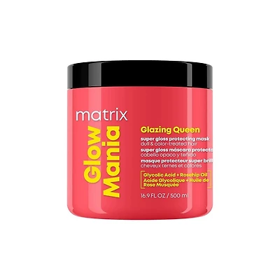 Total Results | Glow Mania | Glazing Queen | Masque Protection Super Brillant – Soin Enrichi pour Raviver l’Éclat et Préserver la Couleur