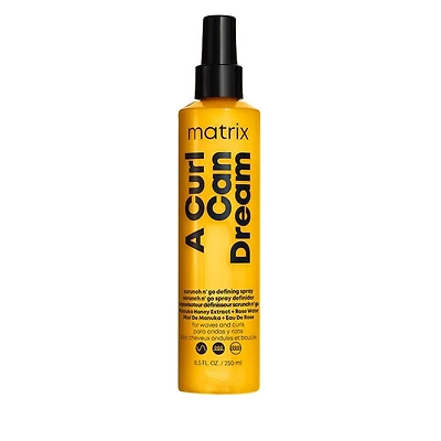 Total Results | A Curl Can Dream | Scrunch'n Go | Defining Spray (250 ml / 8.5 oz) – Lightweight Refreshing Spray to Revive Curls and Coils
