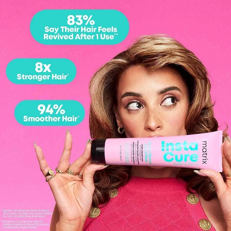Instacure | Build-A-Bond | Liquid Repair Mask – Lightweight Strengthening for Damaged Hair