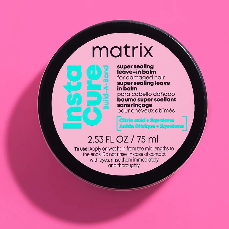 Total Results | InstaCure | Build-A-Bond | Super Sealing Leave-In Balm (100 ml / 3.4 oz) – Strengthening Leave-In Finisher for Damaged Hair