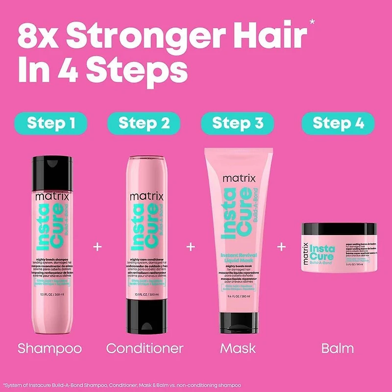 Total Results | InstaCure | Build-A-Bond | Super Sealing Leave-In Balm (100 ml / 3.4 oz) – Strengthening Leave-In Finisher for Damaged Hair