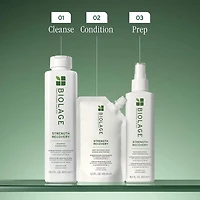 Biolage | Strength Recovery | Sachet Soin Profond (100 ml / 3.4 oz) – Masque Fortifiant à Base de Squalane Végétal