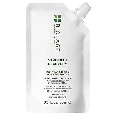 Biolage | Strength Recovery | Deep Treatment Sachet (100 ml / 3.4 oz) – Intensive Strengthening Hair Mask