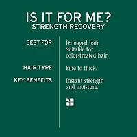 Biolage | Strength Recovery | Sachet Soin Profond (100 ml / 3.4 oz) – Masque Fortifiant à Base de Squalane Végétal