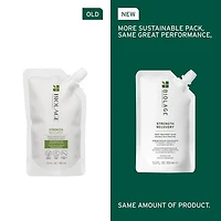 Biolage | Strength Recovery | Sachet Soin Profond (100 ml / 3.4 oz) – Masque Fortifiant à Base de Squalane Végétal